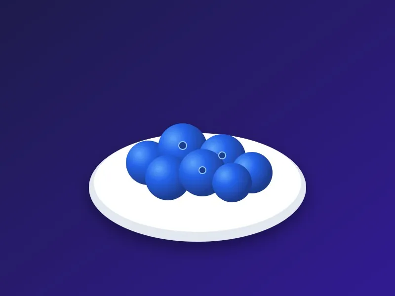 Fresh ripe blueberries in a bowl